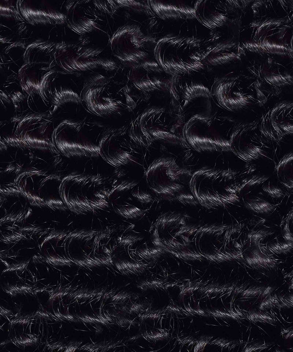 tight curly hair texture swatch
