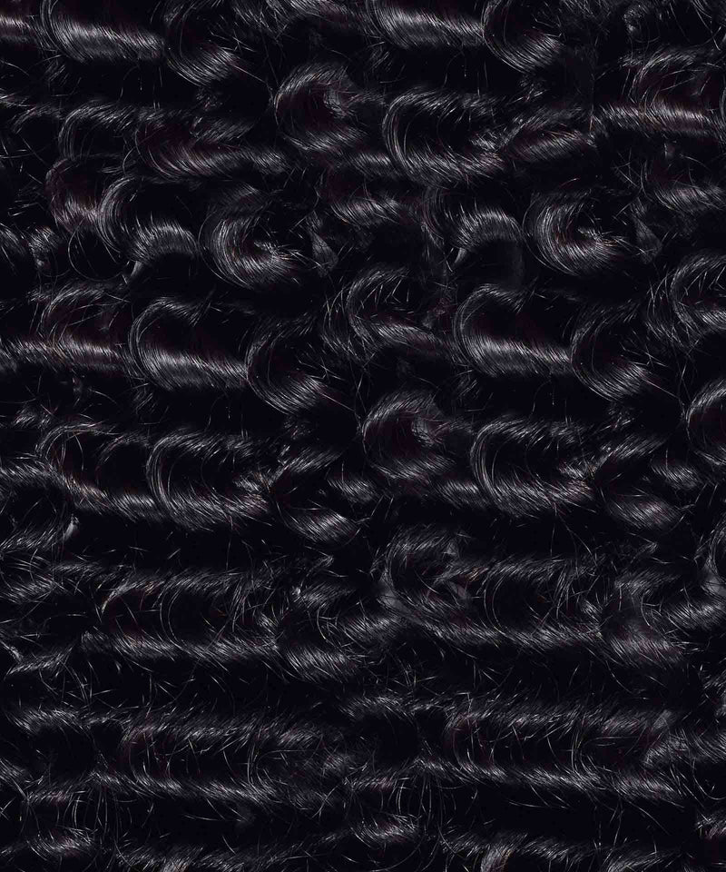 tight curly hair texture swatch