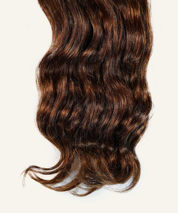 Wavy Double Drawn Hand-Tied Weft