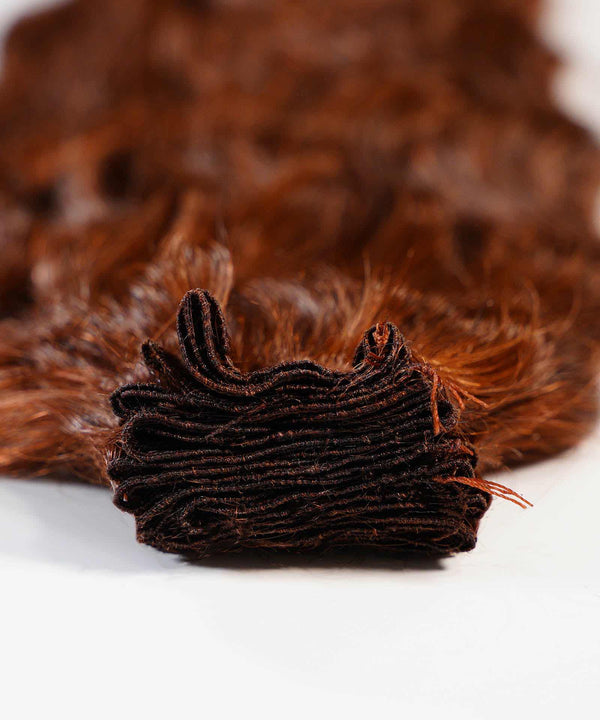 Wavy Double Drawn Hand-Tied Weft