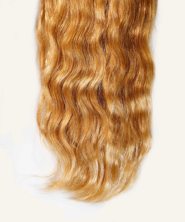 Wavy Double Drawn Hand-Tied Weft