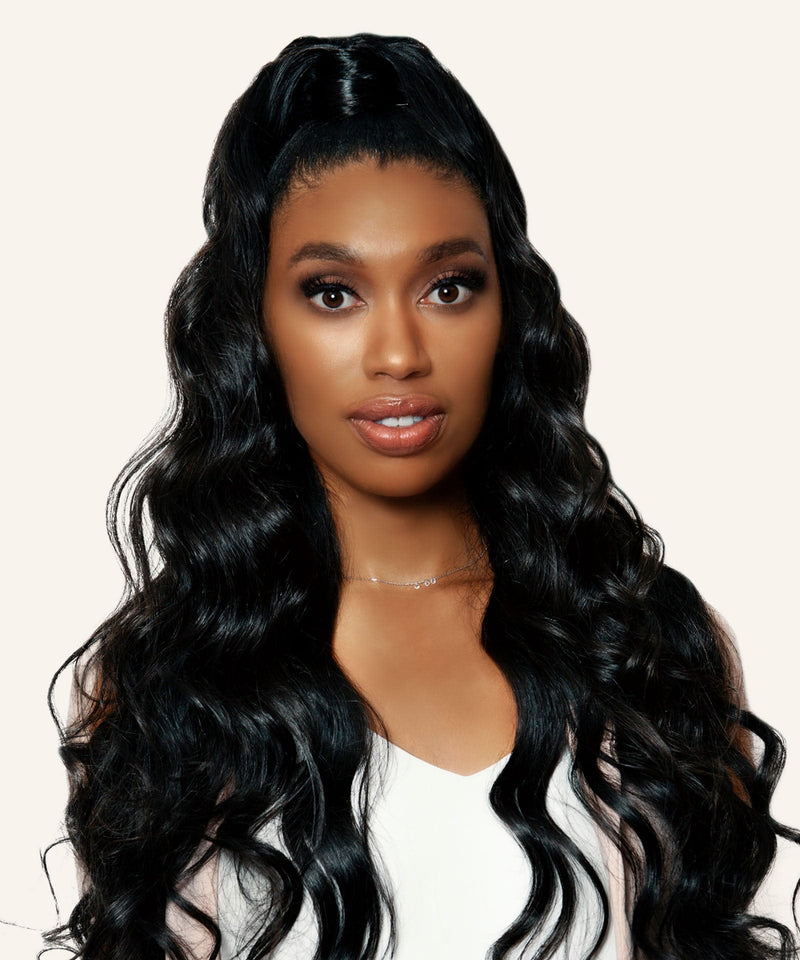wavy lace front wig