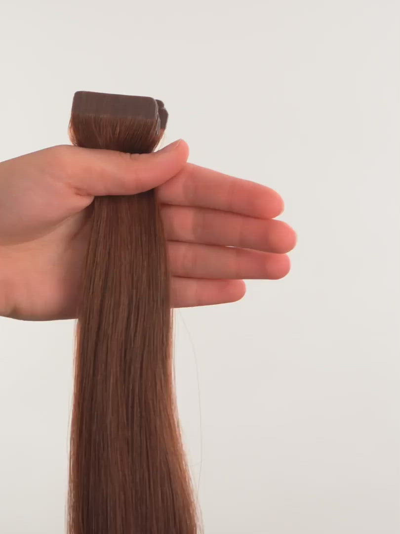 Straight Classic Tape-In Hair Extensions product video preview