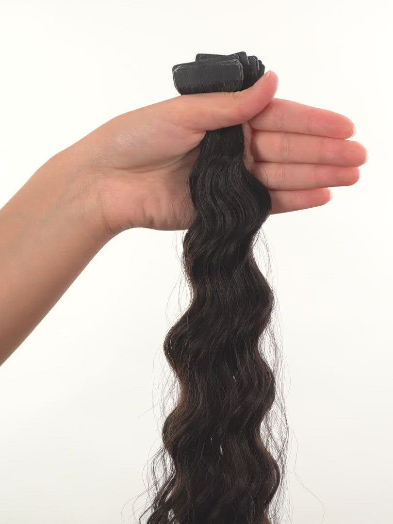 Curly Classic Tape-In Hair Extensions product video preview