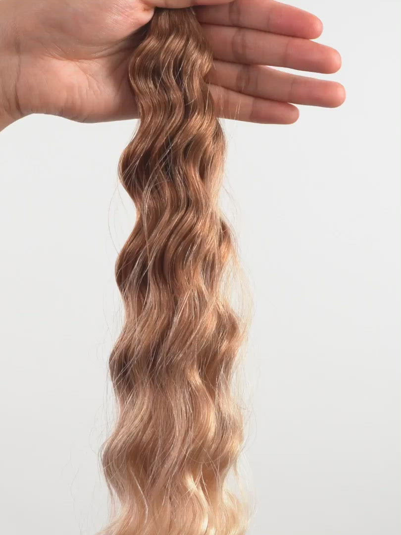 Curly Classic Tape-In Hair Extensions product video preview