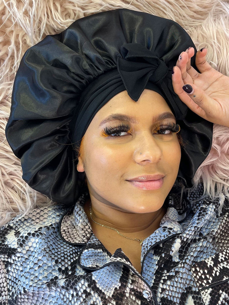 satin-silk hair bonnet care by perfect locks