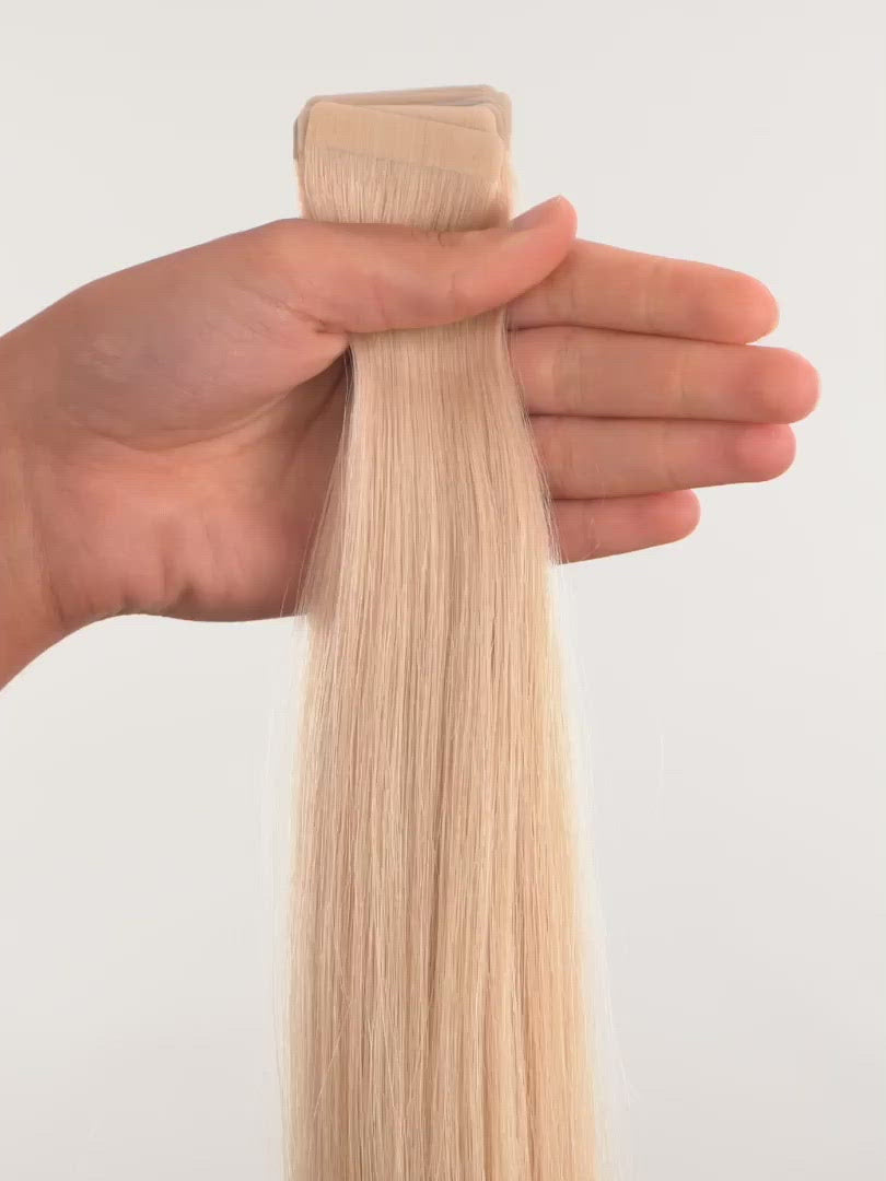 Straight Classic Tape-In Hair Extensions product video preview