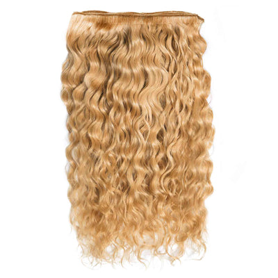 Golden Brown Curly Hair