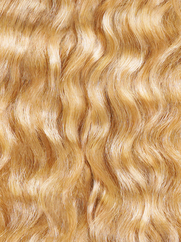 Curly Colored Hair Machine Weft