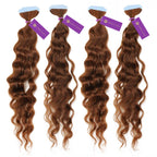 4 x Curly Tape-In Hair Extension Bundle Deal (40 Pieces)