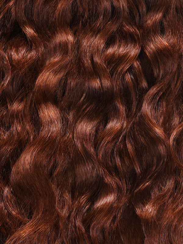 Curly Colored Hair Machine Weft