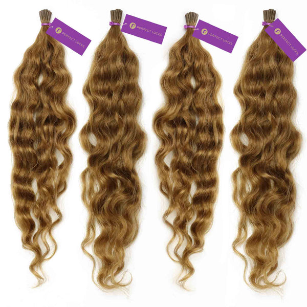 4 x Curly Fusion I-Tip Hair Extension Bundle Deal