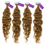 4 x Curly Tape-In Hair Extension Bundle Deal (40 Pieces)