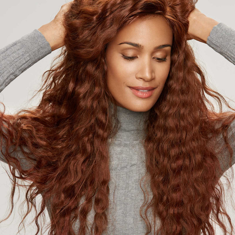 3 x curly colored machine weft bundle deal by perfect locks