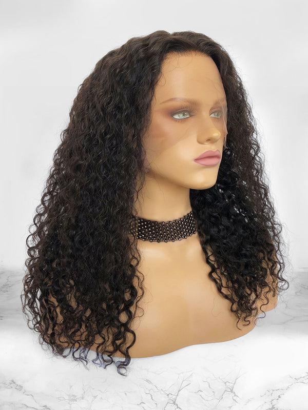 curly lace front human hair wig