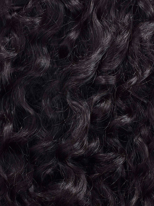 curly indian hair texture close up