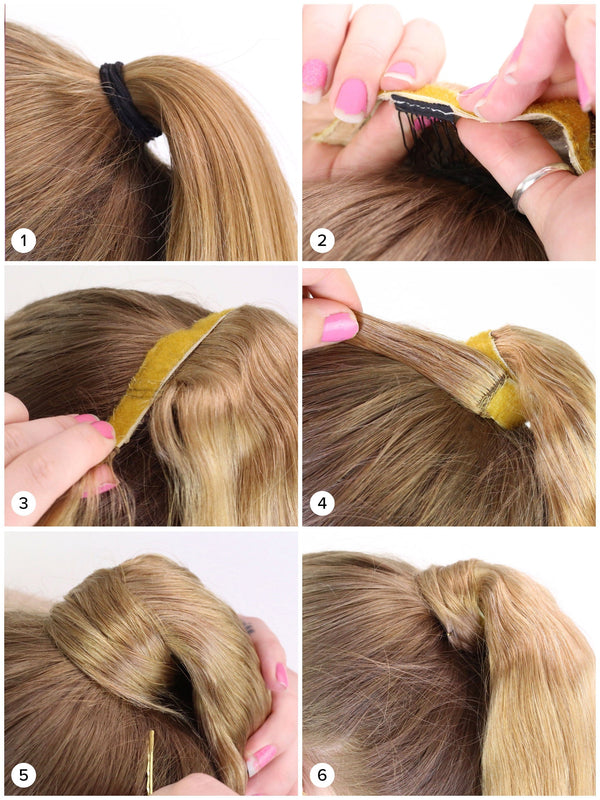 Hair extension ponytail clip discount