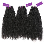 3 x kinky curly machine weft bundle deal by perfect locks