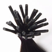 4 x straight fusion i-tip hair extension bundle deal by perfect locks