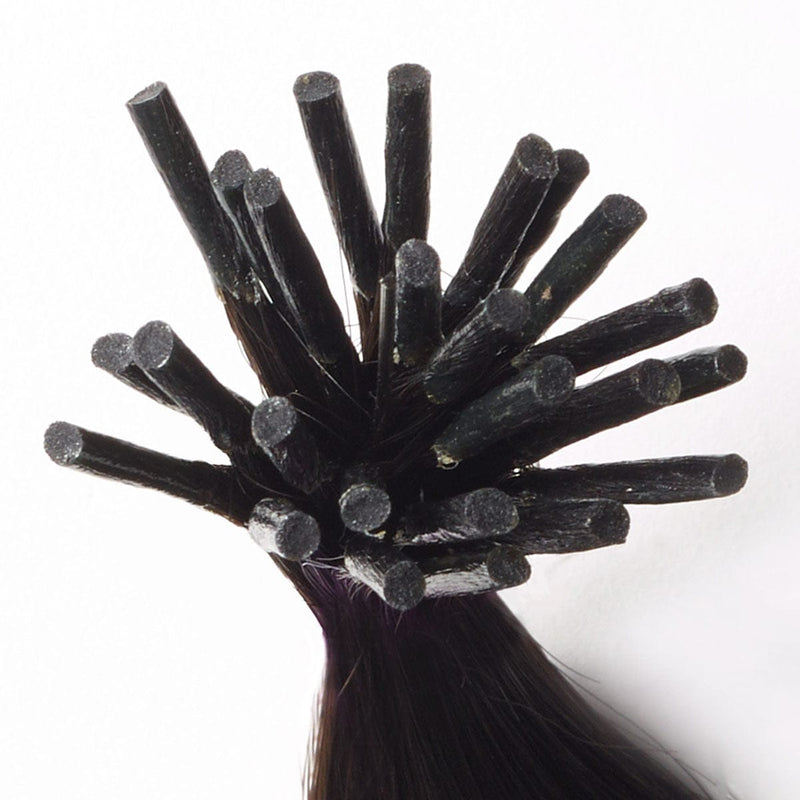 4 x straight fusion i-tip hair extension bundle deal by perfect locks