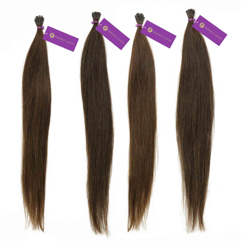 4 x Straight Fusion I-Tip Hair Extension Bundle Deal