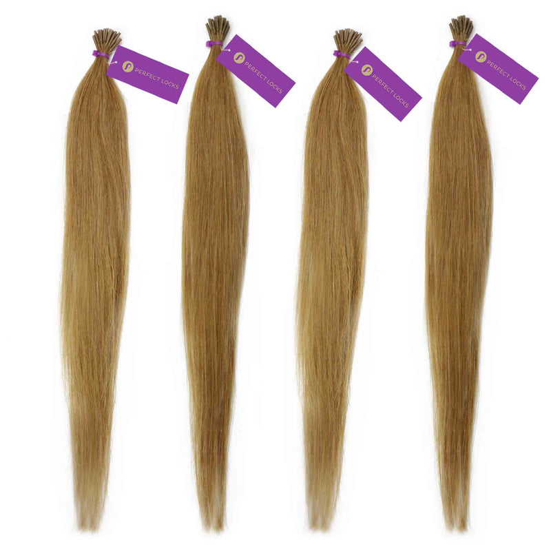 4 x Straight Fusion I-Tip Hair Extension Bundle Deal