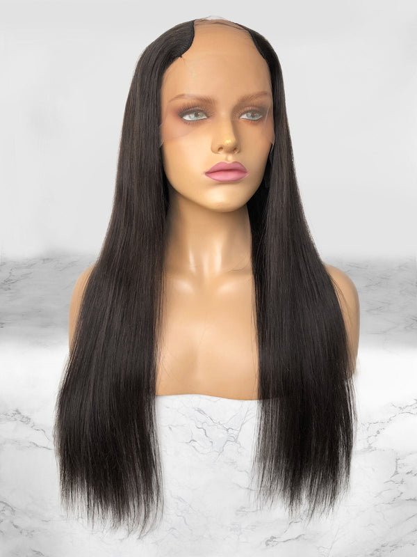 Straight U-Part Wig