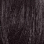 Close-up of straight, dark hair with visible strands and natural shine, filling the entire frame.