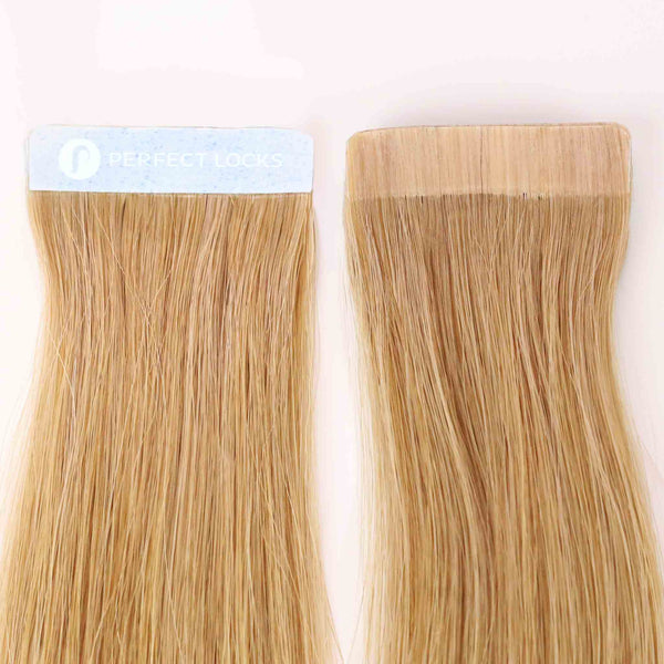 4 x straight tape-in hair extension bundle deal (40 pieces) by perfect locks