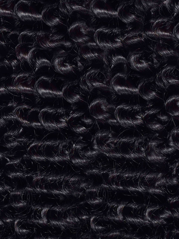 Kinky Curly Steam Permed Machine Weft