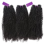3 x tight curly machine weft bundle deal by perfect locks