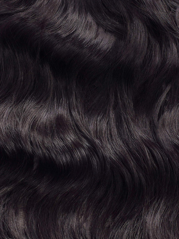 wavy remy human hair texture