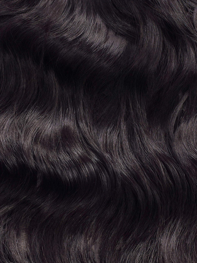 wavy remy human hair texture