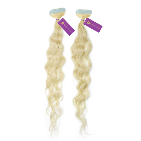 2 x Wavy Tape-In Hair Extension Bundle Deal (20 Pieces)