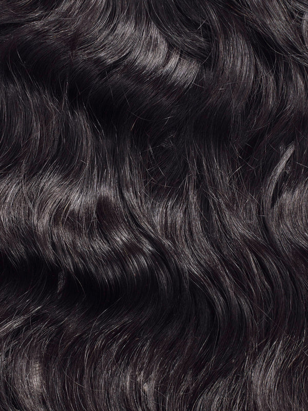 wavy virgin Indian hair texture